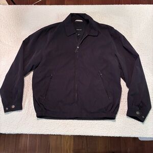 London Fog Men's Auburn Zip-Front Golf Jacket | Classic Minimalist| M